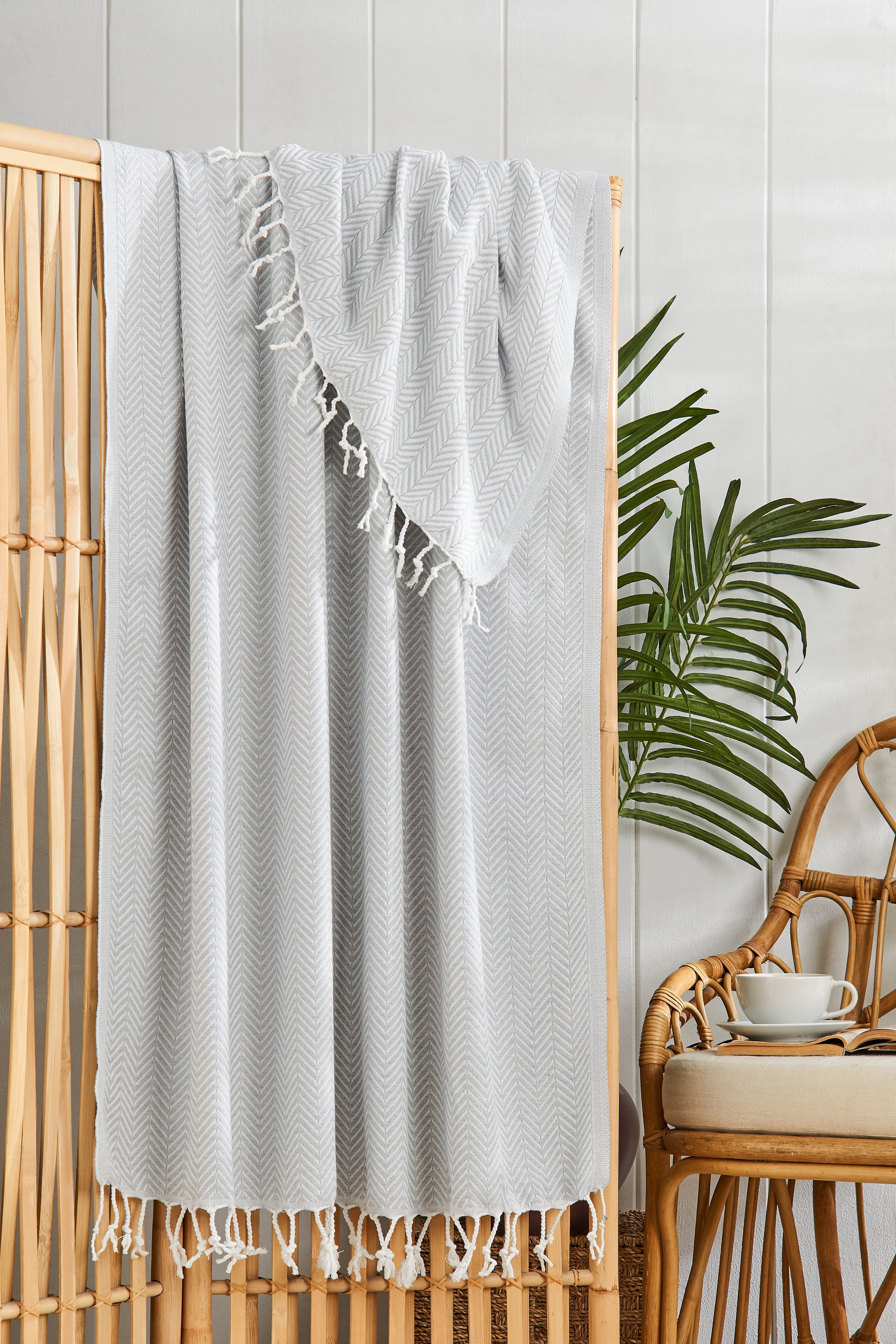 Fula Gri Peştamal 90x180 cm