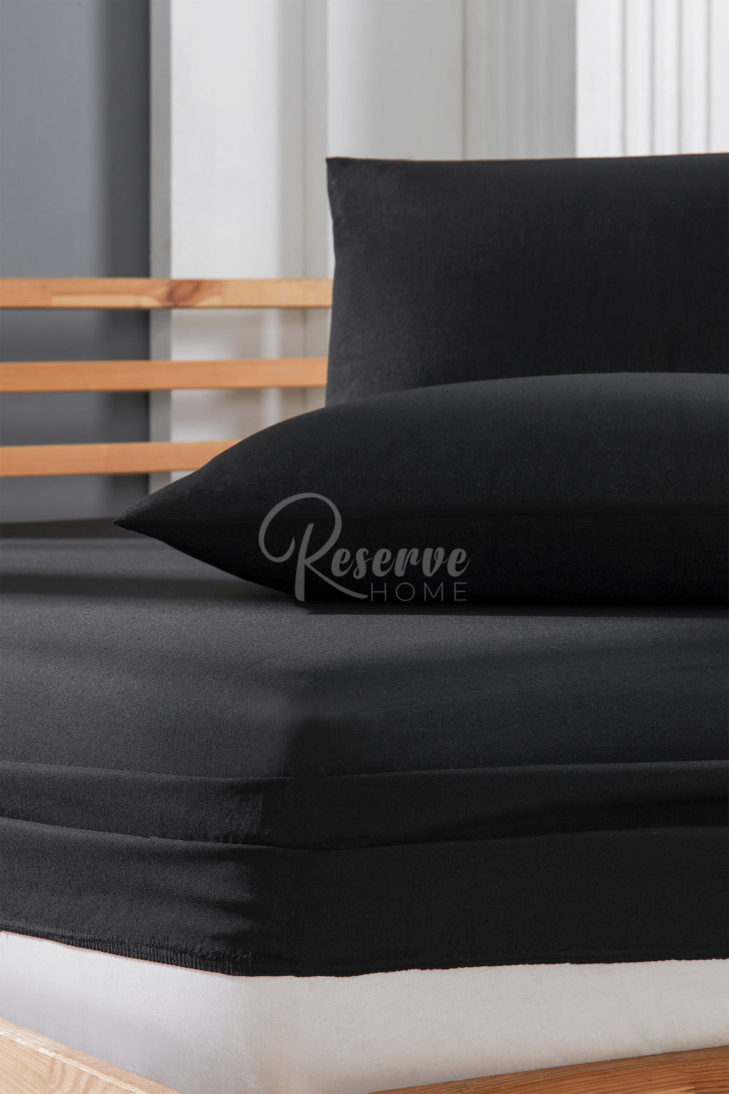 Flori - Siyah Çarşaf Takımı