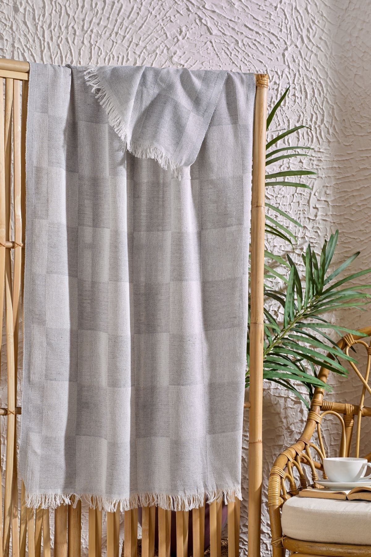 Dama Gri Peştamal 90x160 cm