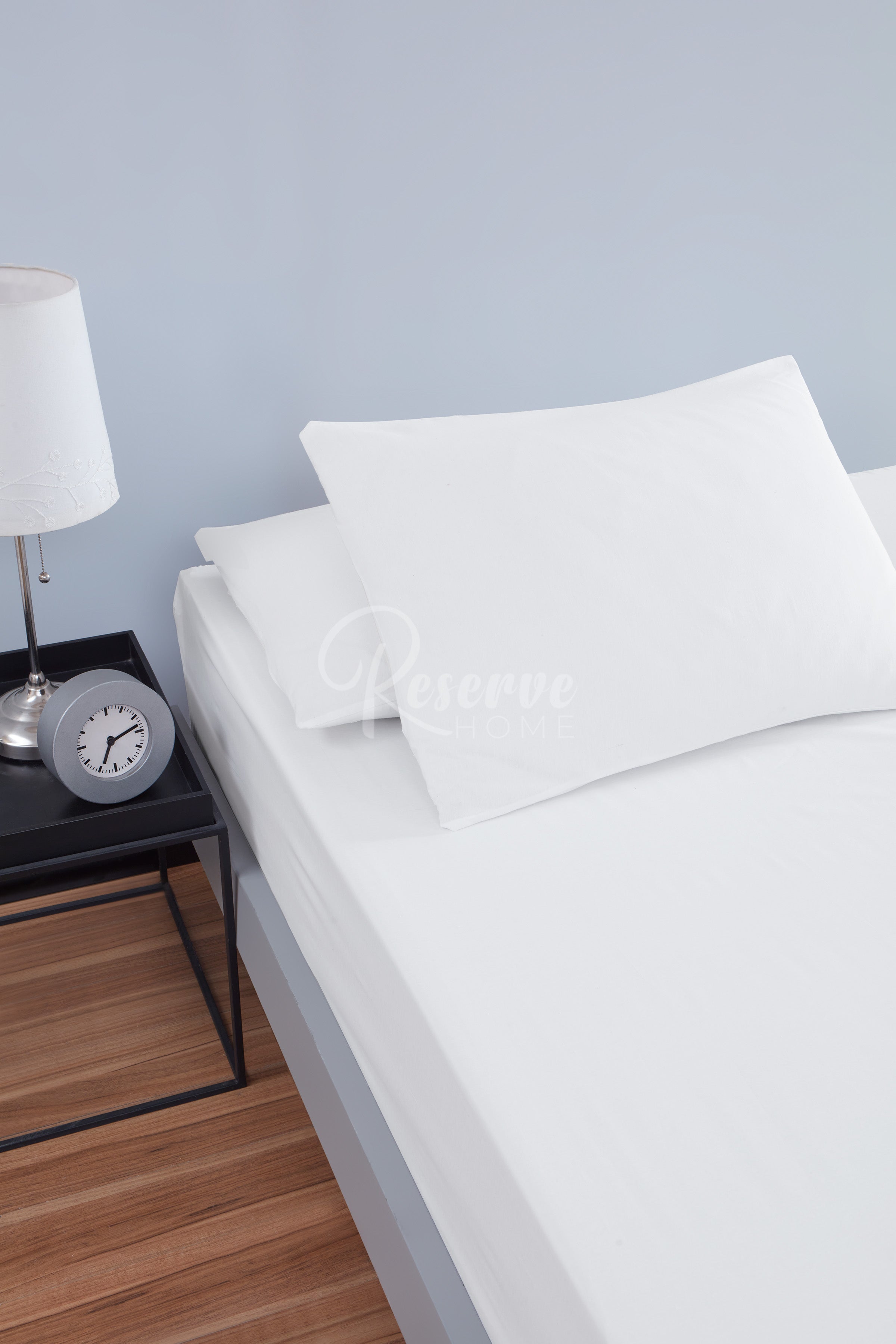 Perla - 2'li Beyaz Yastık Kılıfı