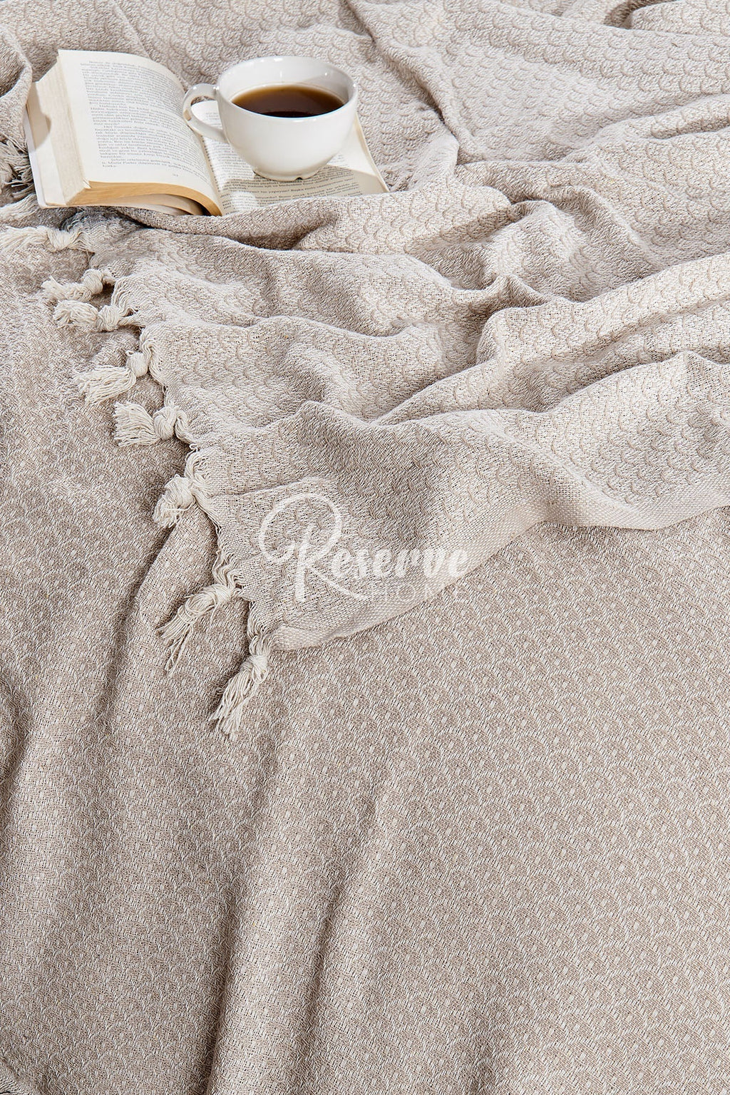 Conela -Deniz Çift Kişilik Bej Pike