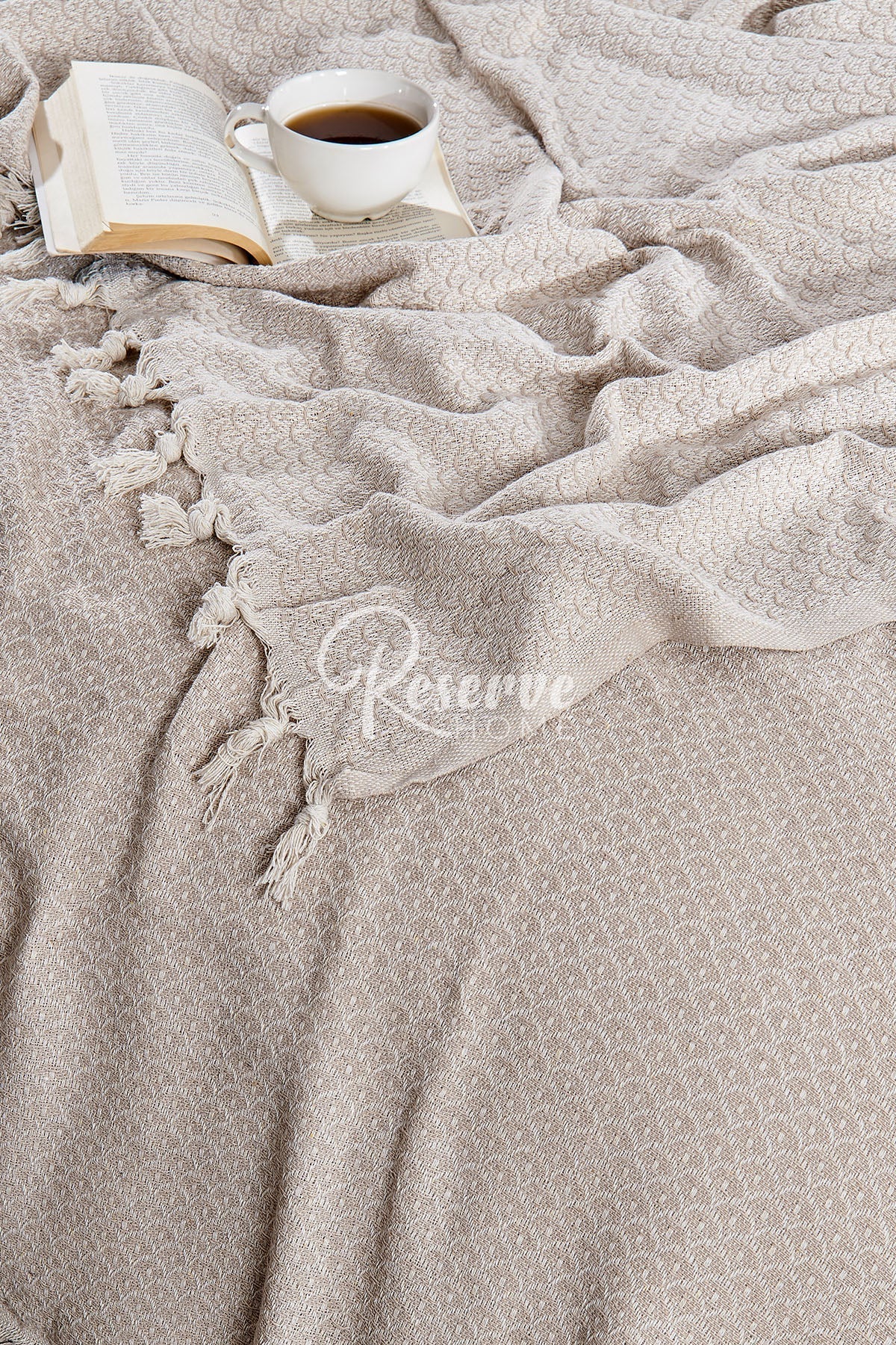 Conela -Deniz Çift Kişilik Bej Pike