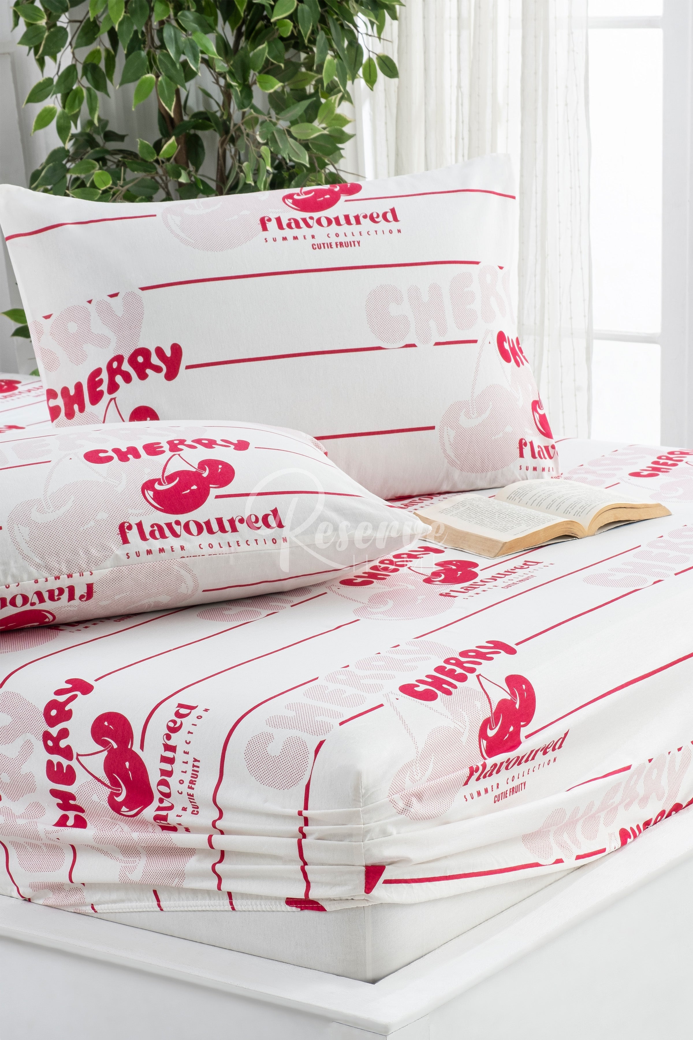 Calve - 2'li Cherry Yastık Kılıfı