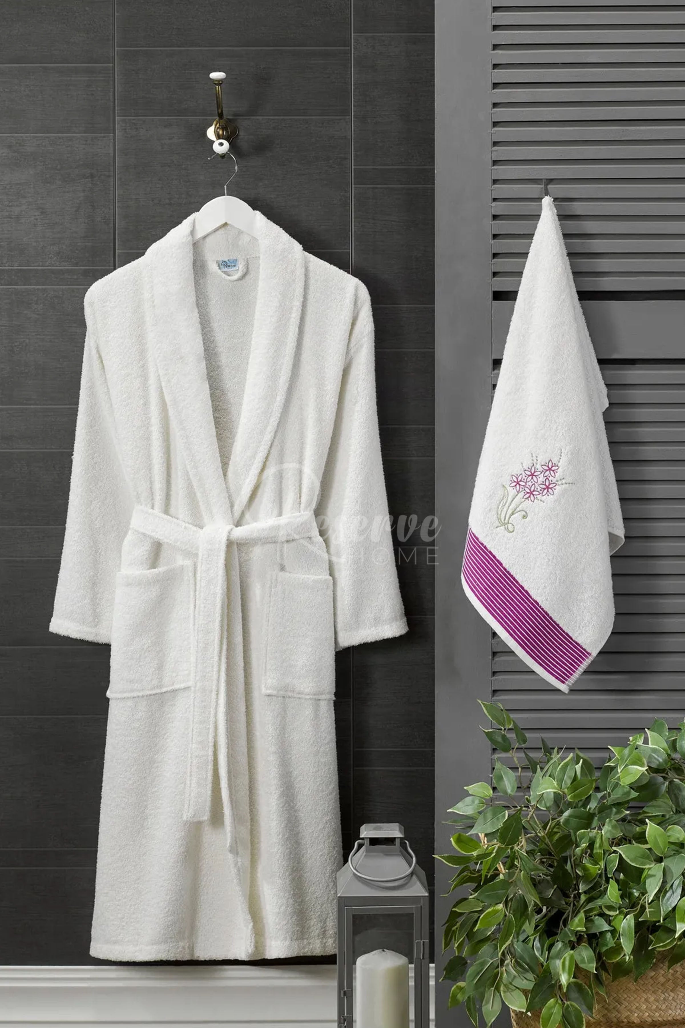 Adelia - Havlulu Bornoz Seti