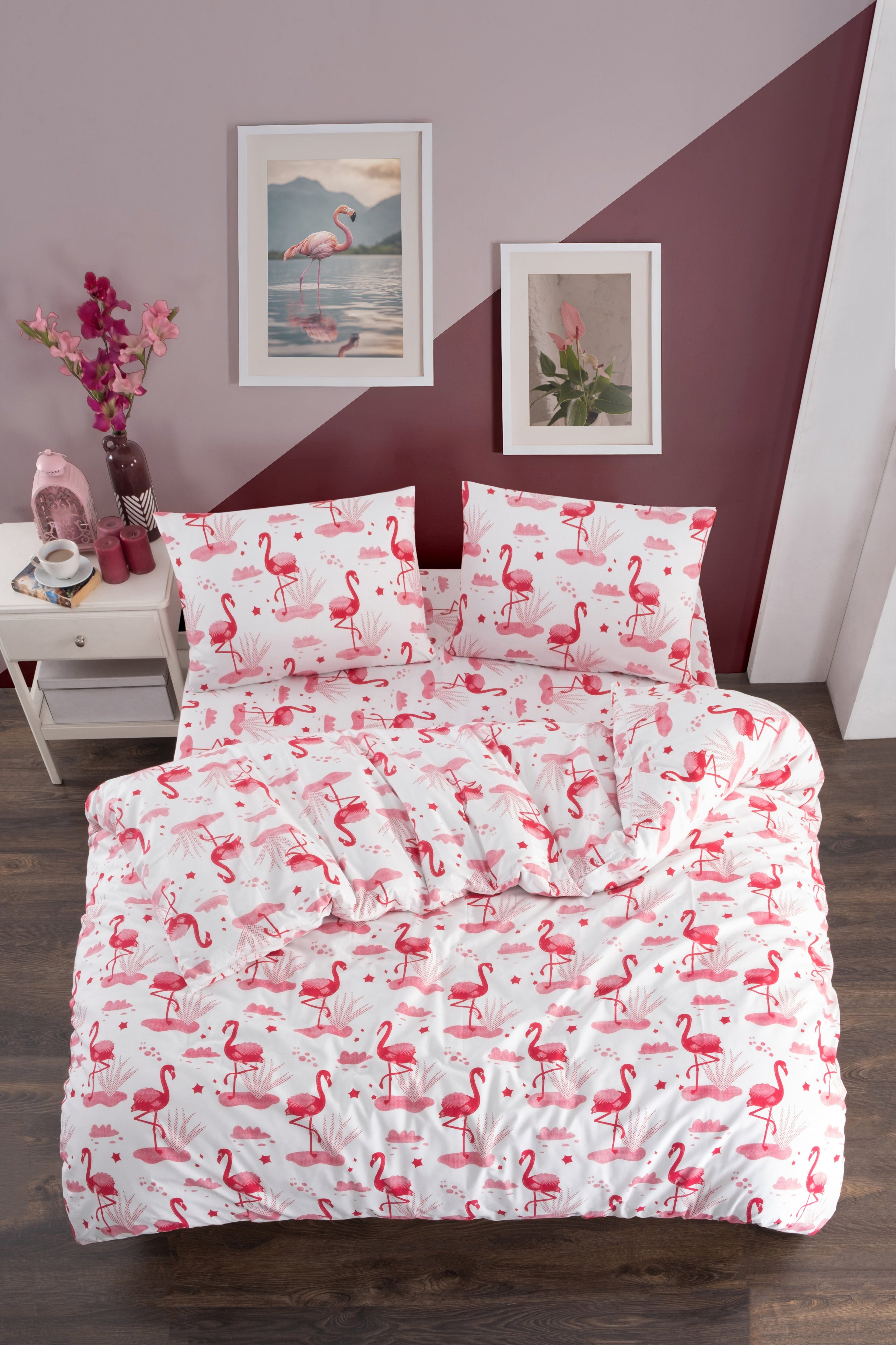 Albin - Flamingo Nevresim Takımı