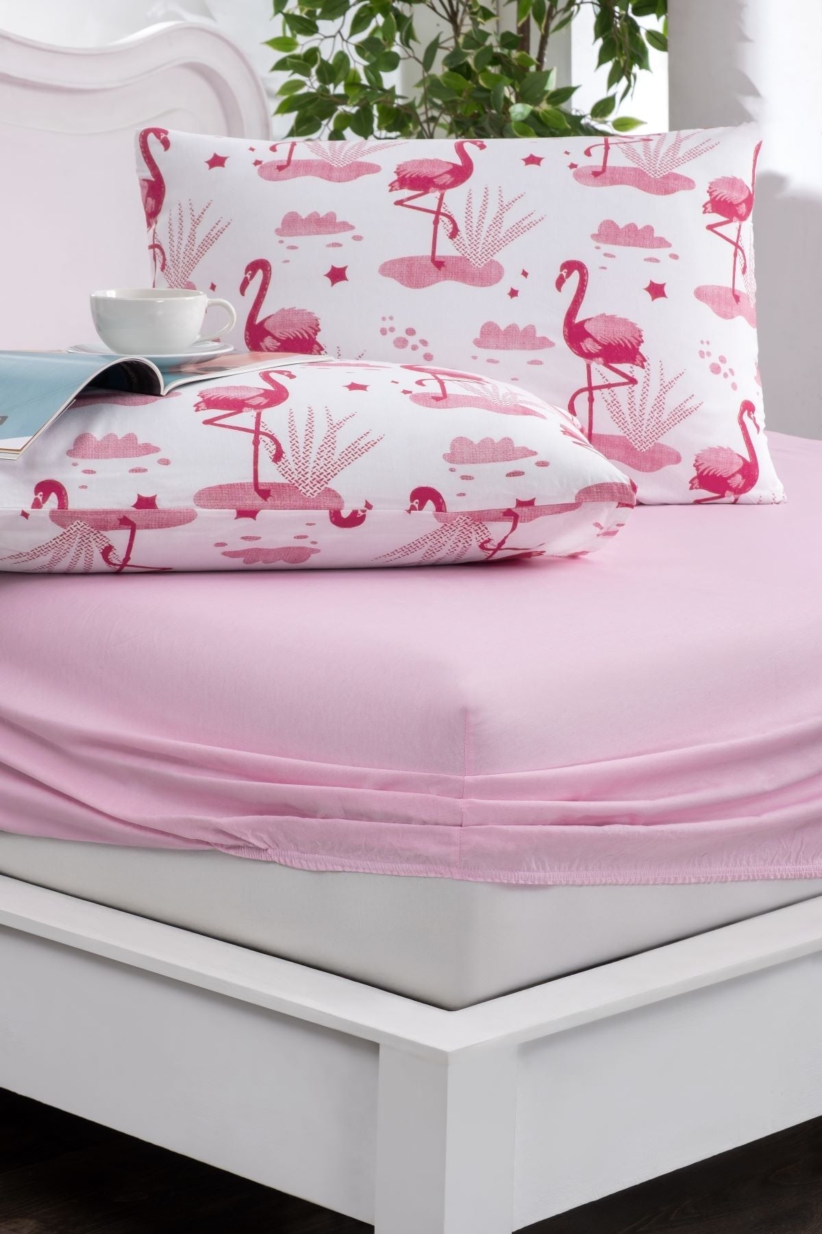 Flori - Flamingo Çarşaf Takımı