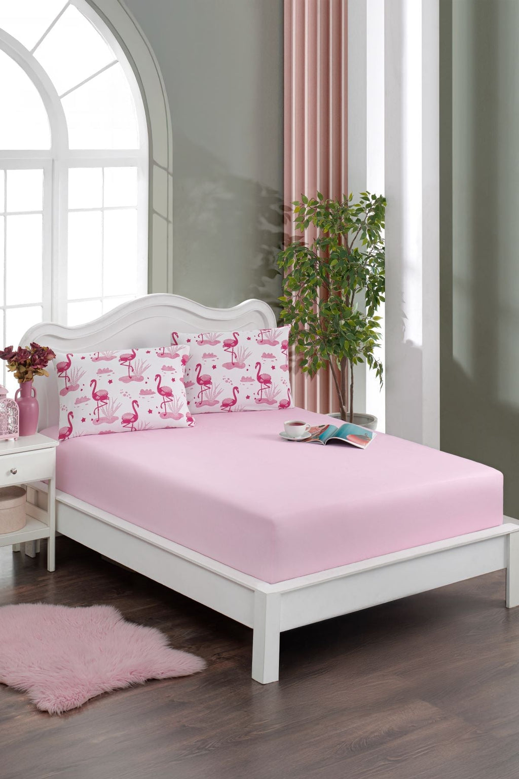 Flori - Flamingo Çarşaf Takımı