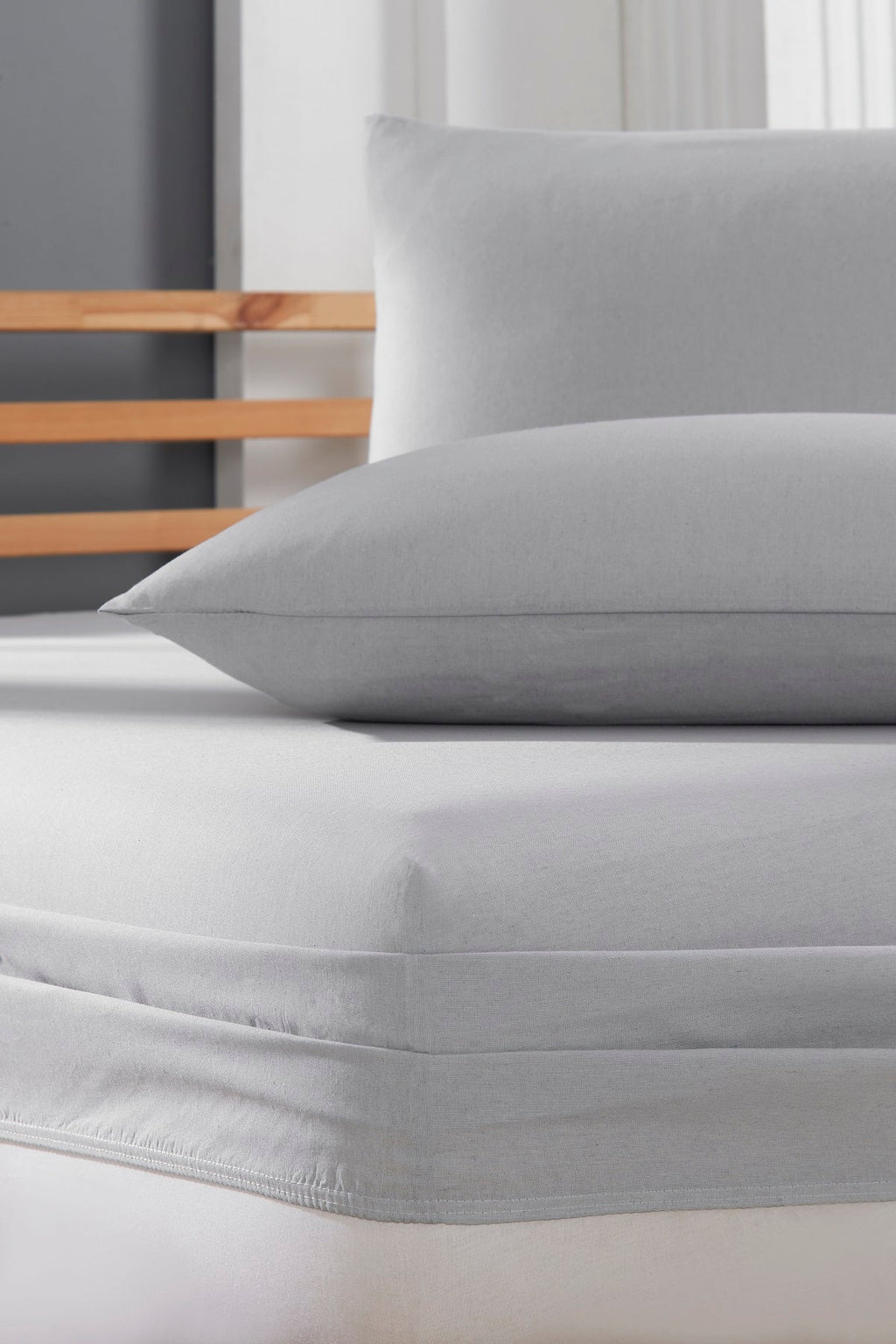 Vlad - 2'li Gri Yastık Kılıfı